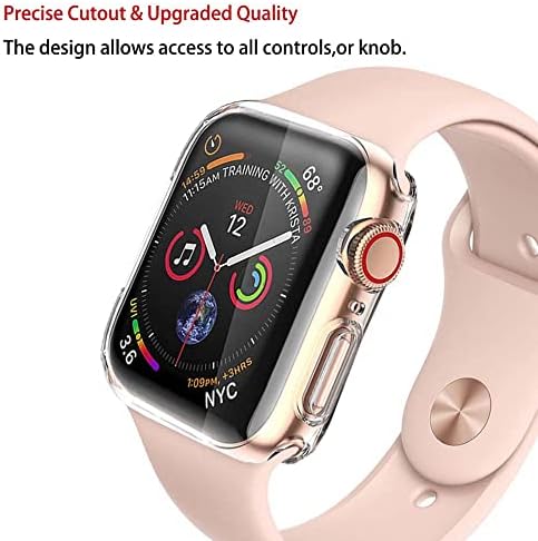 [2pack 44 ממ] מגן מסך Botomall התואם לסדרת Apple Watch SE 6/5/4 כיסוי מלא כיסוי שומר קל משקל קל משקל עבור IWatch